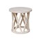 International Concepts Round Ceylon End Table, 24 in W, 24 in L, 24 in H, Wood, Unfinished OT-46ER - alternate 1